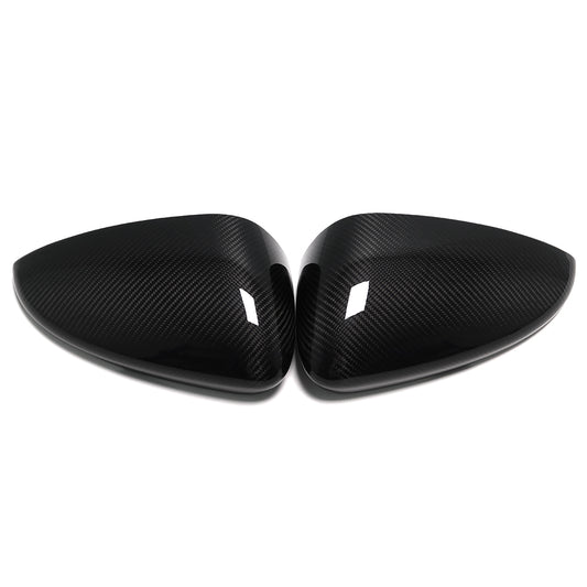 Real Dry Carbon Fiber Rearview Mirror Cover Trim For Lotus Emira V6 I4 GT4 Coupe HTC 2022 2023 2024 2025