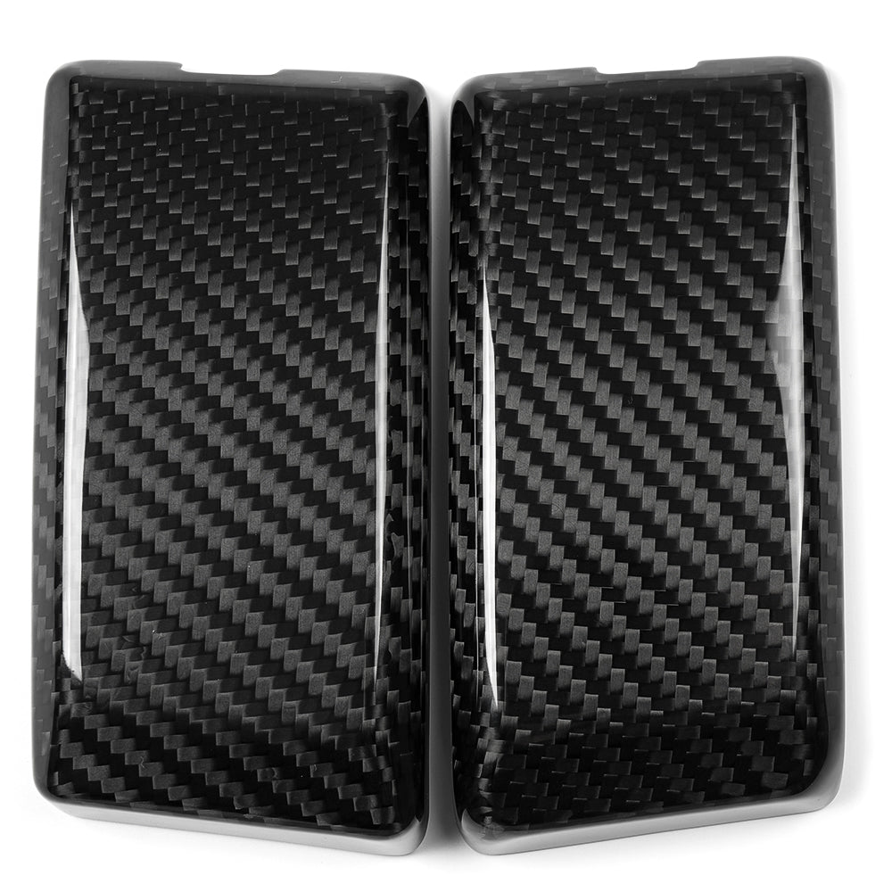 Real Carbon Fiber Front Top Roof Screws Protection Guard Cap Cover For Ford Bronco Raptor Wildtrak 2021+