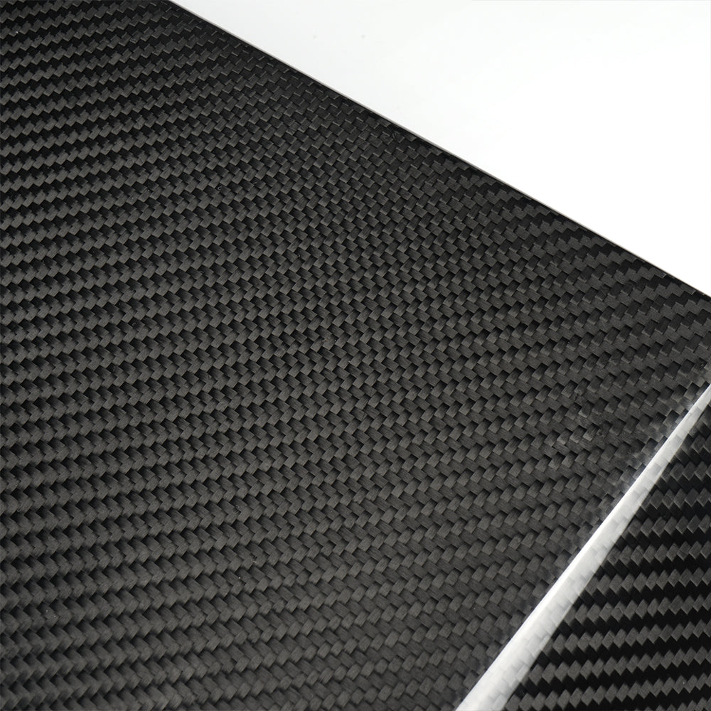 Real Carbon Fiber Center Console Armrest Cover Trim For Tesla Cybertruck 2024 2025