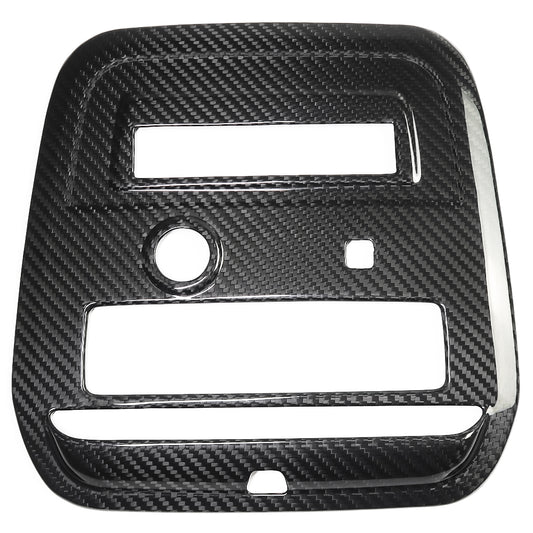 For Ford Bronco Raptor Wildtrak 2021-2024 Roof Reading Lamp Frame Dry Carbon Fiber Interior Accessories