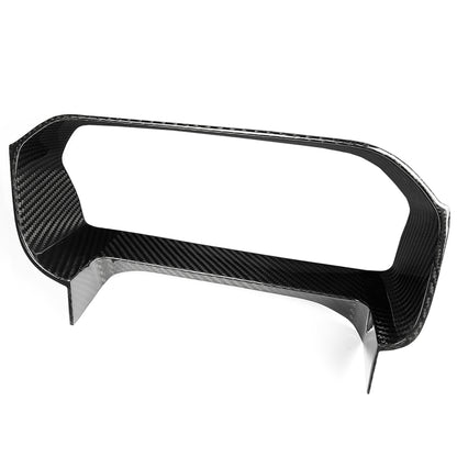 Dry Carbon Fiber Dashboard Cover Trim For Ford Bronco Raptor Outer Banks Badlands 2021-2025, Instrument Cluster Bezel