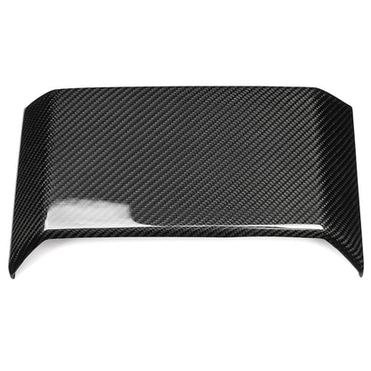 Rear Display Upper Cover Panel Trim For Tesla Cybertruck 2024 2025, Dry Carbon Fiber Trim