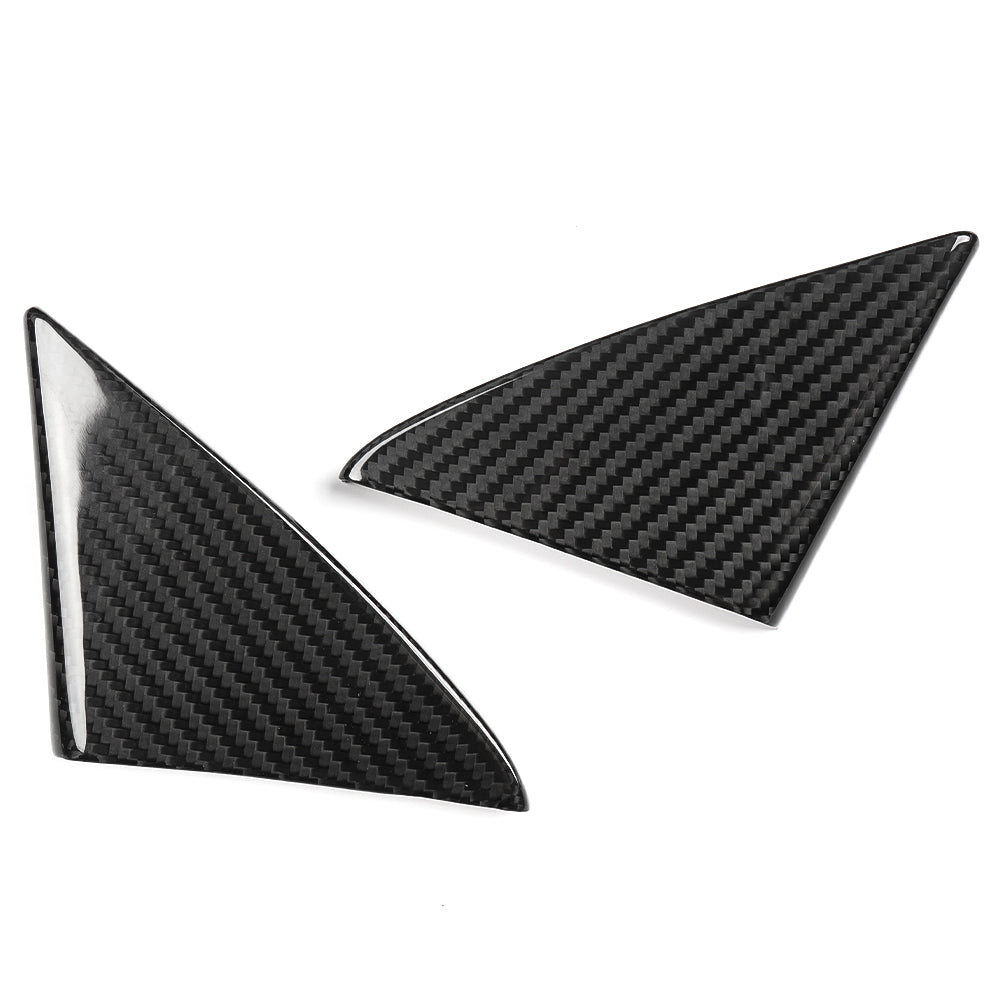 Dry Carbon Fiber Inner Front Door Triangle Cover Trim For Toyota GR Yaris RS RZ Performance 2025 2026, Interior