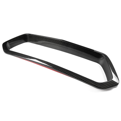 Dry Carbon Fiber Tail Throat Frame Trim For Corvette C8 ZR1 Z06 Z07 LT6 2023 2024 2025, Rear Bumper Exhaust Pipe Cover