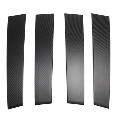 Real Carbon Fiber B Pillar Panel Cover For RAM TRX 1500 Rebel Laramie Longhorn Tradesman Limited 2019-2024