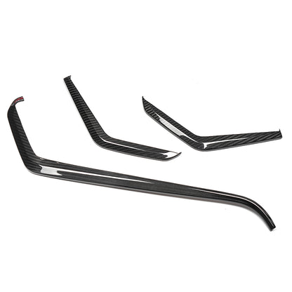 Dry Carbon Fiber Dashboard Side Accent for Chevrolet Corvette C8 Stingray Z06 ZR1 2026+ Dash Upper Trim