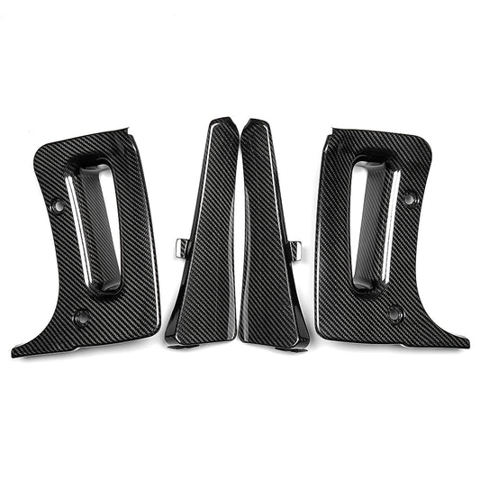 Prepreg Dry Carbon Fiber Mud Flaps For Corvette C8 Z06 E-Ray 2023 2024 2025, Front Rear Mudguard Fender Trim