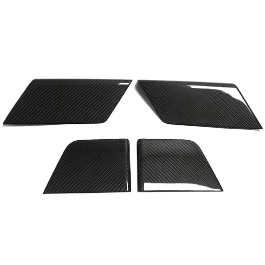 For Ford F-150 F150 F250 F350 Raptor Lariat Limited XLT 2021+ Side Door Corner Panel Carbon Fiber Interior Accessories