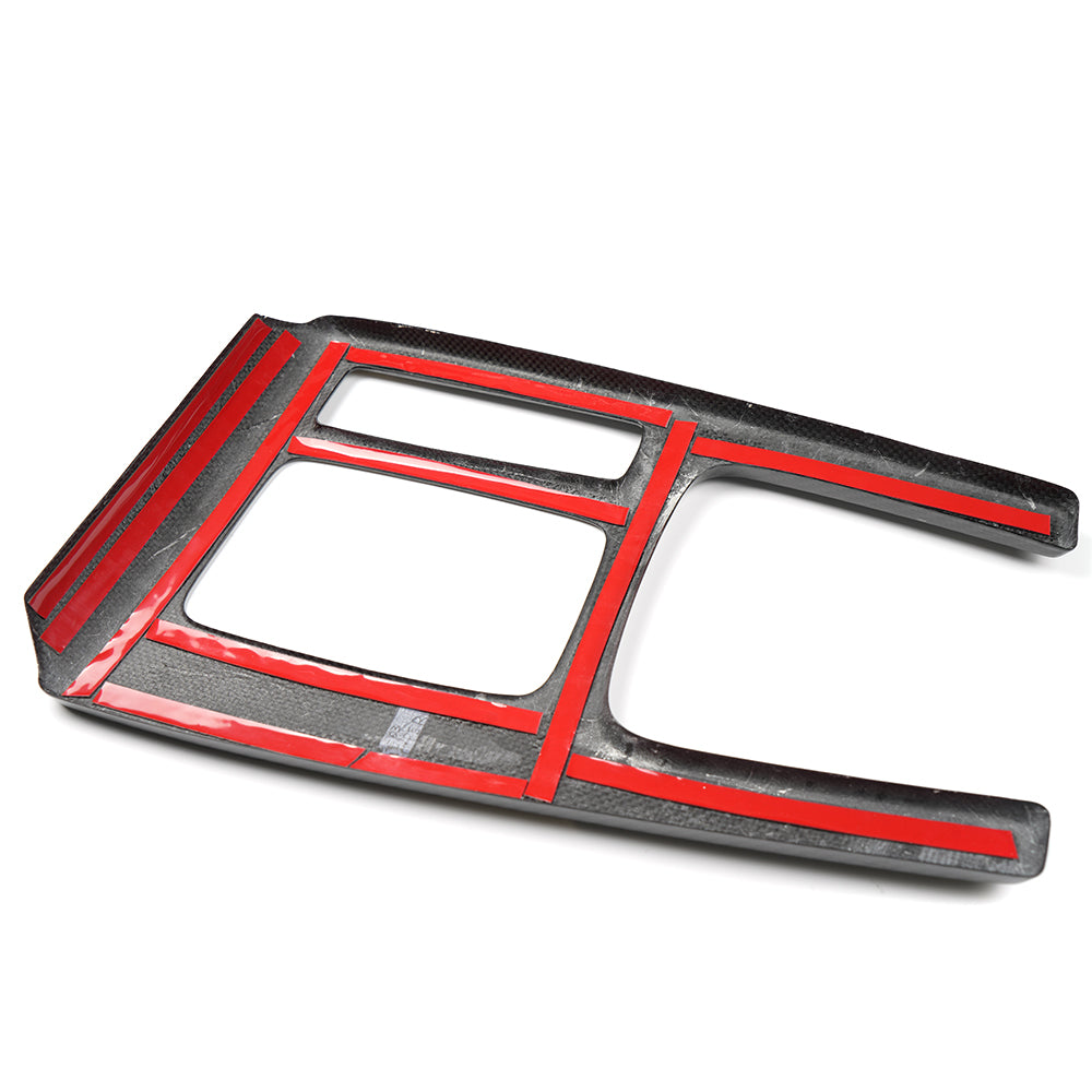 Dry Carbon Fiber Gear Shift Panel Cover Trim For Honda Civic Type R FL5 2023 2024 2025 2026, Center Console Shift Overlay