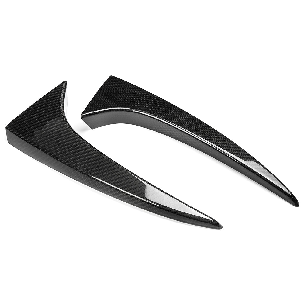 Real Dry Carbon Fiber Rear Window Side Spoiler Wing Trim for Toyota GR Corolla GZEA14 Morizo Circuit Core 2023 2024 2025 2026