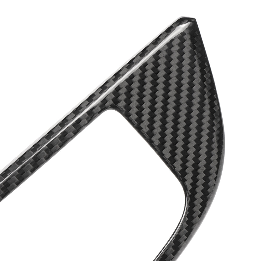 Dry Carbon Fiber Gear Shift Panel Cover Trim For Genesis G70 Prestige IK Sport Advanced 2017 - 2025