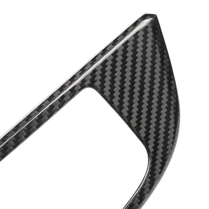 Dry Carbon Fiber Gear Shift Panel Cover Trim For Genesis G70 Prestige IK Sport Advanced 2017 - 2025