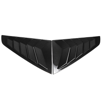 For Mustang S650 GT Dark horse Ecoboost C Pillar Window Louvres Real Carbon Fiber