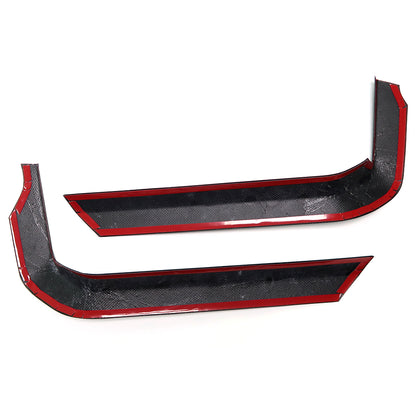 For Ford F-150 F150 Raptor Lariat Limited XLT 2021+ Center Console Side Trims Real Carbon Fiber Interior Accessories