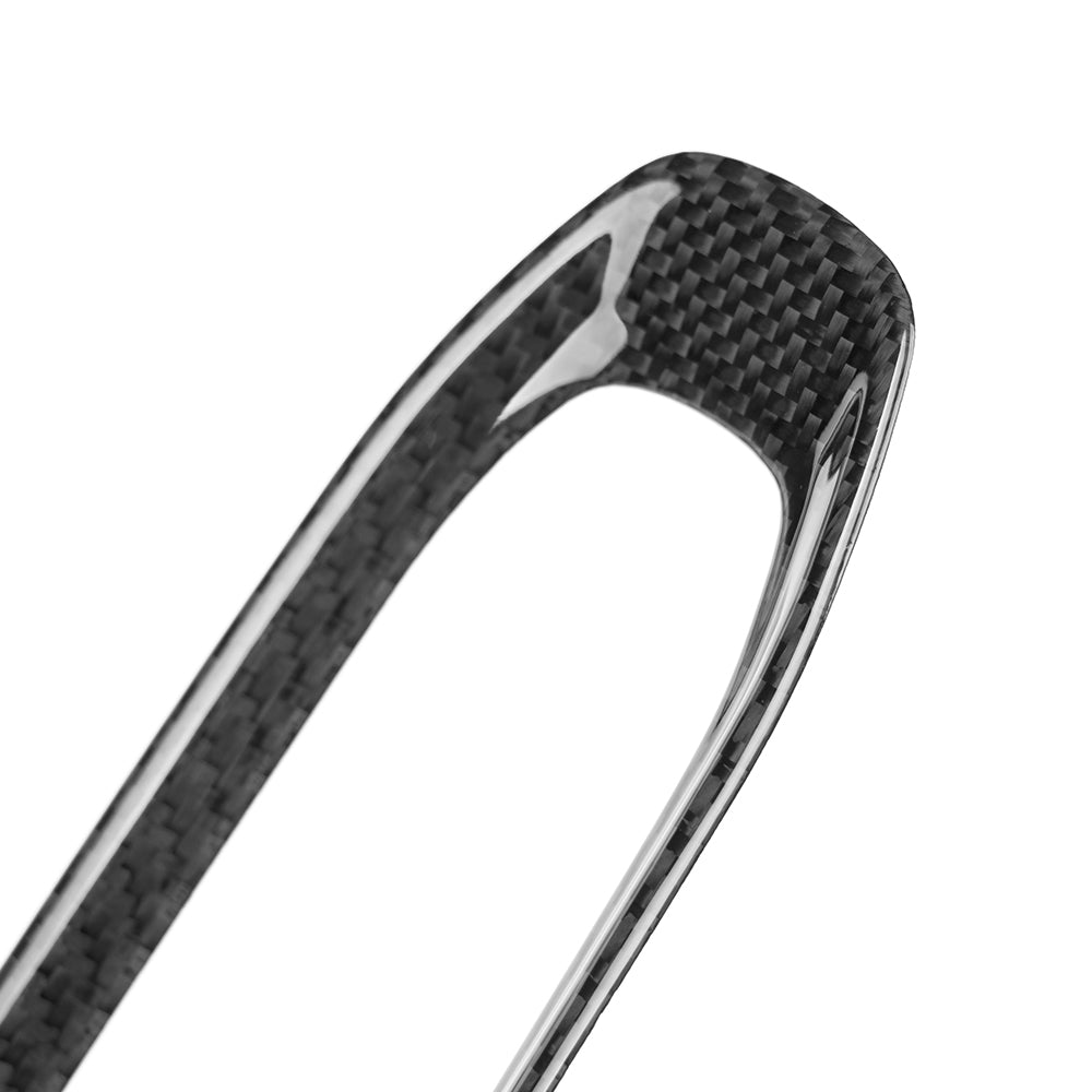 Pregreg Carbon Fiber Gear Shift Button Cover for Corvette C8 Coupe HTC Z06 ZR1 2026+ Center Console Trim