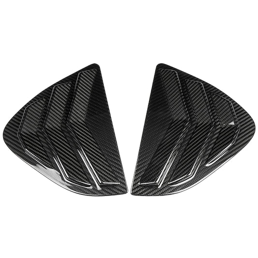 Dry Carbon Fiber Rear Window Louvers Trim For Lexus IS 300 350 500 F Sport 2021 -2025