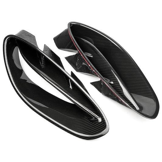 Prepreg Dry Carbon Fiber Side Fender Vent Trim For Lotus Emira I4 V6 2022 2023 2024 2025, Exterior Trim