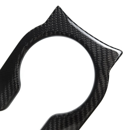For Lotus Emira I4 V6 2022 2023 2024 2025, Center Console Water Cup Holder Frame Trim, Dry Carbon Fiber Interior