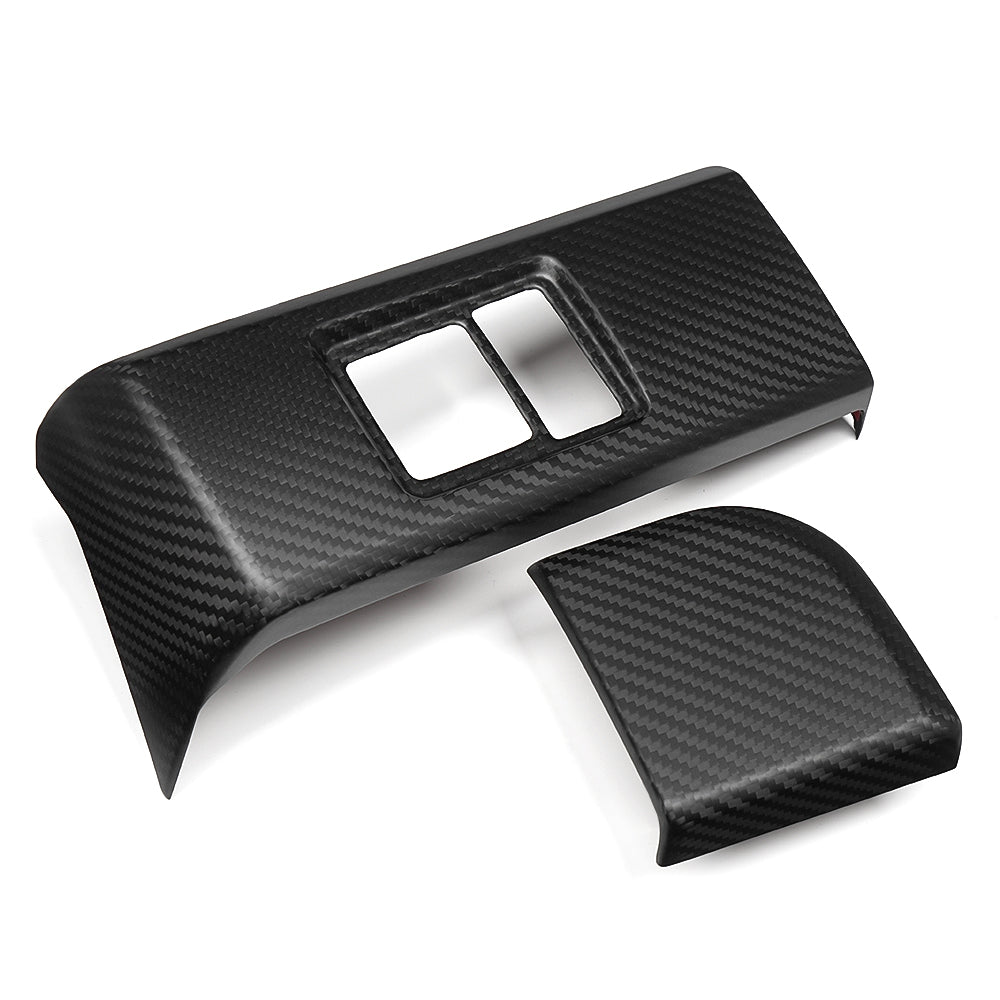 Dry Carbon Fiber Instrument Panel Lower Button Cover Trim for Toyota GR Yaris 2025 2026