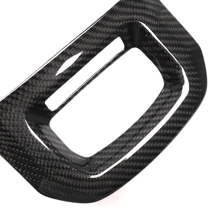 For Ford F-150 F150 F250 F350 Raptor Lariat Limited XLT 2021+ Car Steering Wheel Trim Frame Real Carbon Fiber Interior Cover Accessories