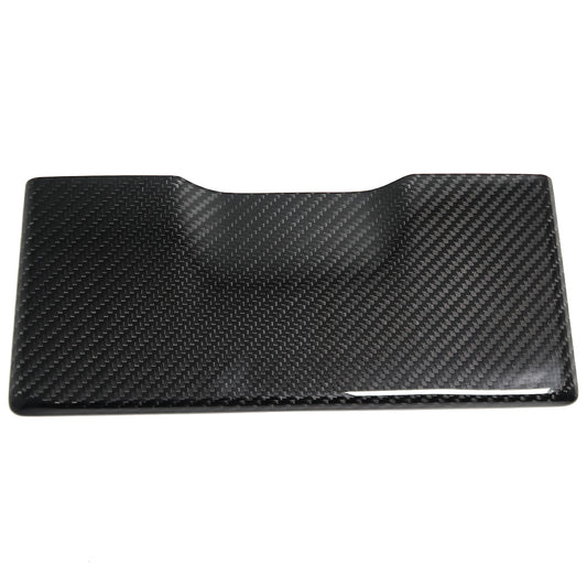 Real Carbon Fiber Center Cup Holder Panel Cover Interior Accessories  For Dodge Ram 1500 TRX 2019-2023