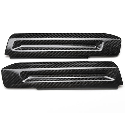 For Mustang S650 GT Dark horse Ecoboost Inner Door Handle Cover Real Carbon Fiber