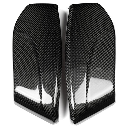 Dry Carbon Fiber Seat Belt Side Cover Trim For Corvette C8 Z51 Z06 Stingray Coupe Convertible 2020 - 2025