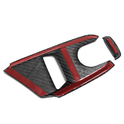 For Chevrolet Corvette C8 Stingray Z06 Z51 2020-2024 Car Mode selector cover Interior Dry Carbon Fiber Trim