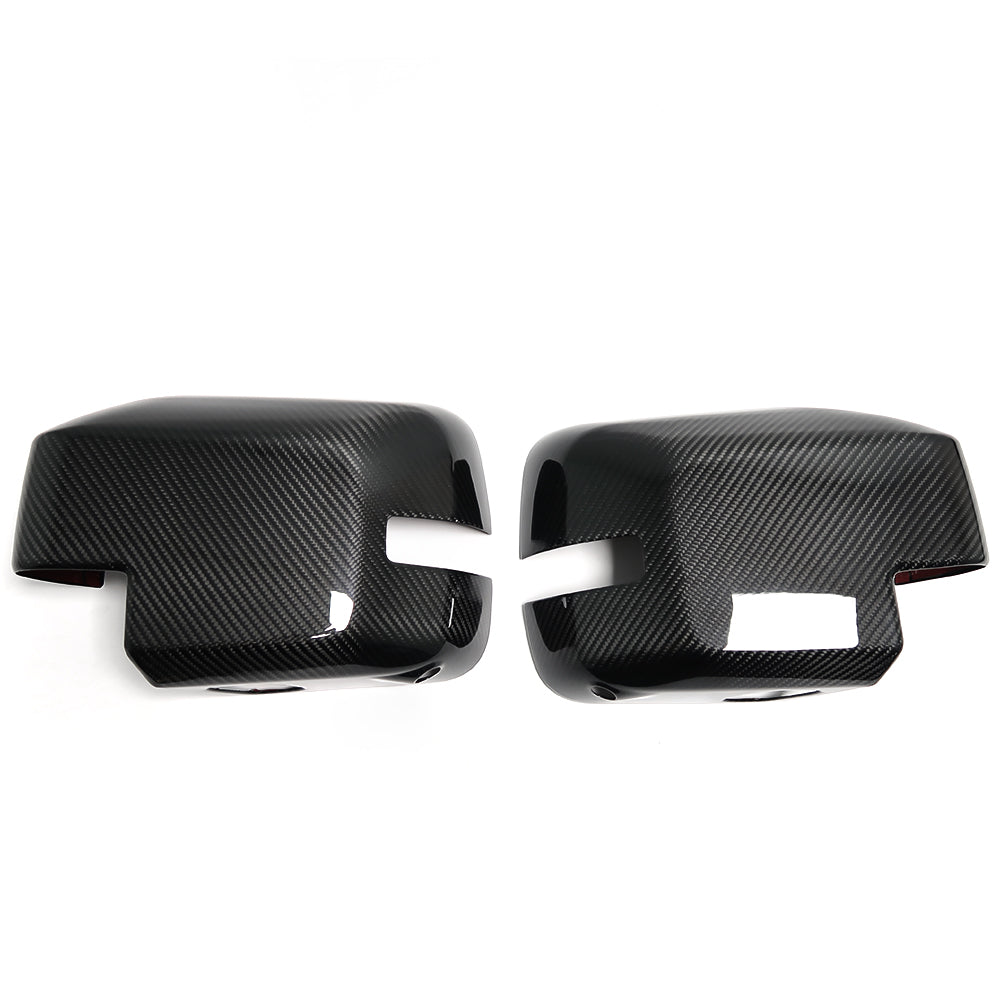 Real Carbon Fiber Rearview Mirror Cover Exterior Accessories For Ford Bronco Raptor Outer Banks Sport 2021+