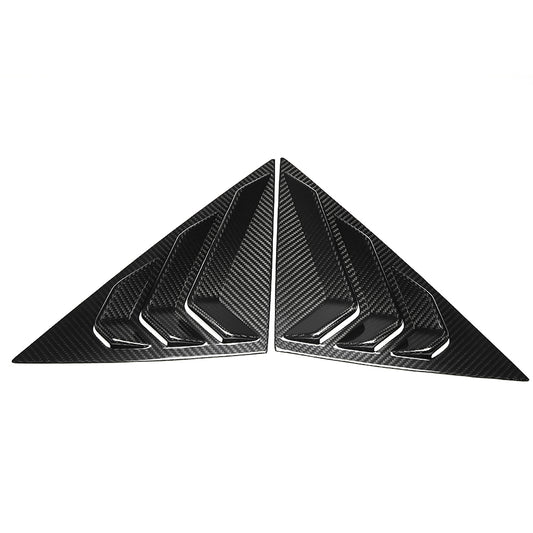 For Acura Integra A-Spec Type S 2023+ Rear Window Louvers Vent Trims Dry Carbon Fiber Exterior Accessories