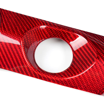 Dry Carbon Fiber Dashboard Engine Start Button Panel Trim For Corvette C8 Z06 ZR1 2026+