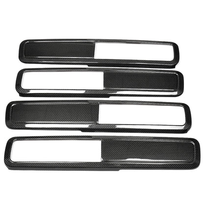 Real Carbon Fiber Inner Door Handle Cover Trim For Mercedes Benz G Class G500 G63 W463A W464 AMG 2019-2025