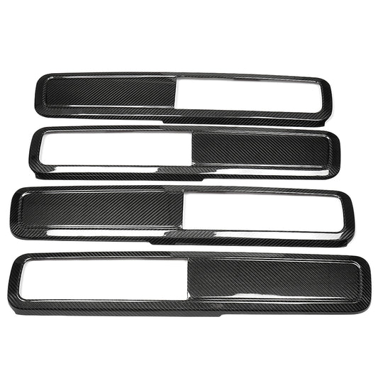 Real Carbon Fiber Inner Door Handle Cover Trim For Mercedes Benz G Class G500 G63 W463A W464 AMG 2019-2025