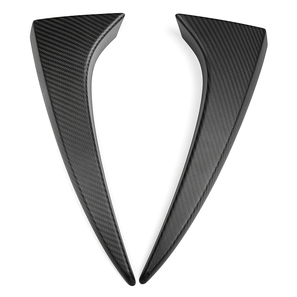 Real Dry Carbon Fiber Rear Window Side Spoiler Wing Trim for Toyota GR Corolla GZEA14 Morizo Circuit Core 2023 2024 2025 2026
