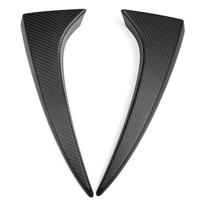 Real Dry Carbon Fiber Rear Window Side Spoiler Wing Trim for Toyota GR Corolla GZEA14 Morizo Circuit Core 2023 2024 2025 2026