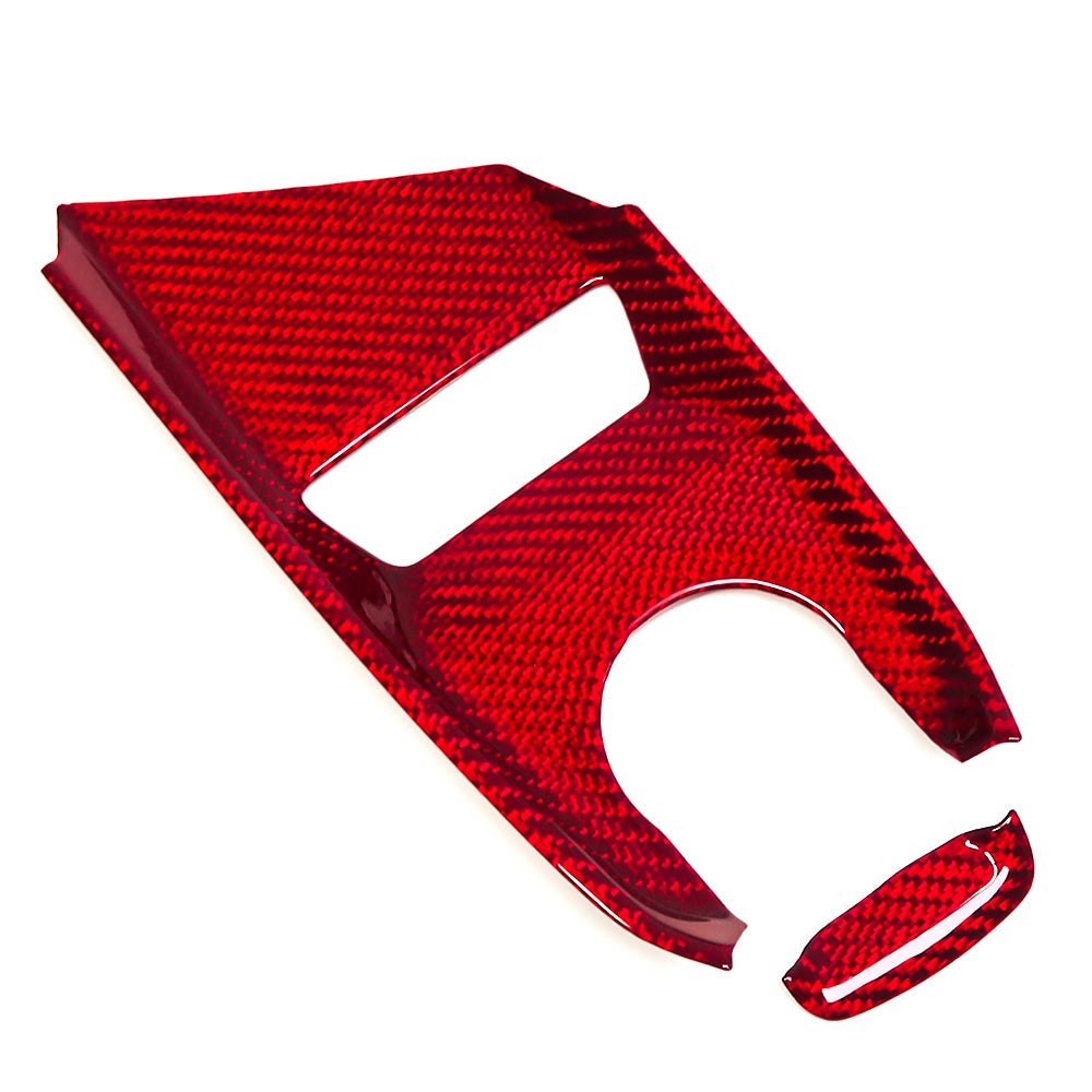 For Chevrolet Corvette C8 Stingray Z06 Z51 2020-2024 Car Mode selector cover Interior Dry Carbon Fiber Trim